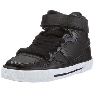 Globe GBSUPV Superfly-Vulcan, uniseks sneakers voor volwassenen, Zwart Zwart Gekrast, 39 EU