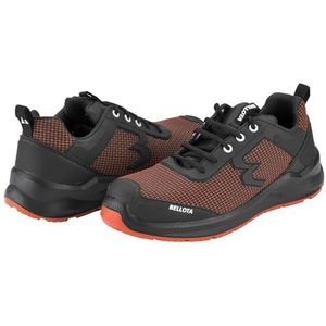 Bellota Veiligheidsschoenen voor volwassenen, uniseks, Zwart Oranje, 41 EU