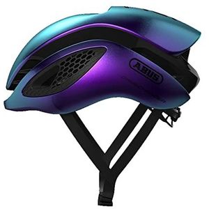 ABUS GameChanger Racefiets Helm - Aerodynamische Fietshelm met Optimale Ventilatie-eigenschappen voor Dames en Heren - Paars / Blauw, Maat M​
