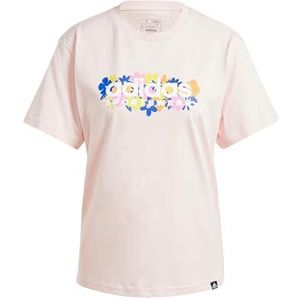 adidas Dames SOFT SIDE 2.0 GRAPHIC TEE, sandy pink, XS