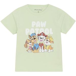 MINYMO T-shirt met korte mouwen en Paw Patrol-print, groen, 80 cm