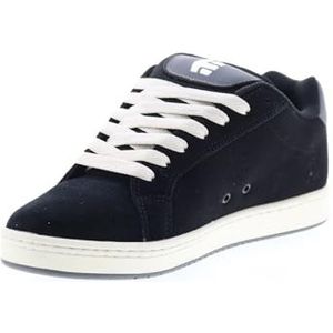 Etnies Heren Fader Skate Schoen, zwart/houtskool/blauw, 7.5 UK, Zwart Houtskool Blauw, 41.5 EU