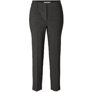 Broek - Cropped - Zwart - 50% Gerecycled Polyester, 41% Viscose, 9% Elastaan