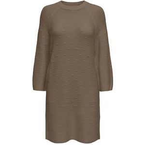 ONLY Dames Onlkatia 3/4 Structuur O-N Dress Cc KNT, cub, L
