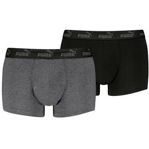 PUMA Men's Elements Trunk, grey combo, S (2-pack), Grey Combo, S