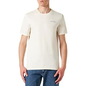 MUSTANG T-shirt voor heren met Alex C print, WHISPER WHITE 2013, 3XL