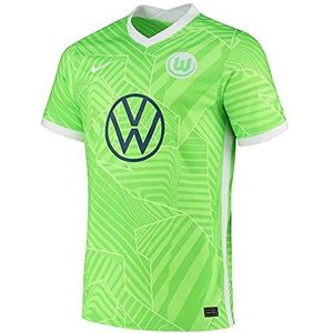 Nike VFL Wolfsburg 2021/22 Stadium Thuisshirt heren, wit/laserblauw, XS