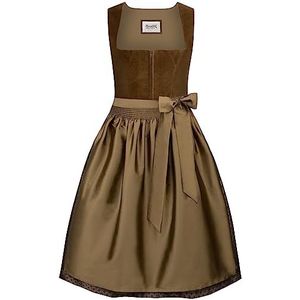 Stockerpoint dames Dirndl Isola ISOLA OLIVE-36, Olijfgroen, 36