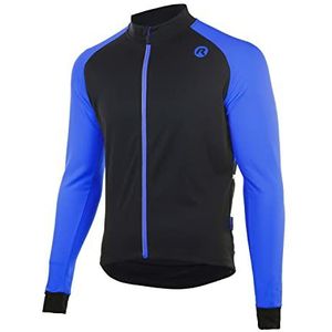 Rogelli Men's Caluso 2.0 Cyclingjersey Longsleeve, Black/Blue, Large