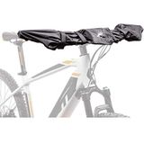 FISCHER 50382 beschermhoes voor e-bike display en stuurbescherming, polyester, zwart, bescherming tegen vocht, stof en vuil, voor stuur tot 80 cm lengte