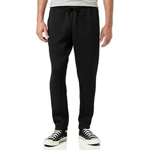 Urban Classics Joggingbroek voor heren, cut and sew sportbroek, zwart (Black 00007), L