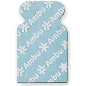 GIMA ECG ELECTRODES Ambu WHITESENSOR 0315M - tabblad, VASTE GEL TONG, 10 enveloppen van 100