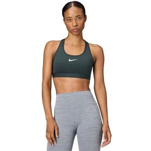 Nike Dames Swsh Med SPT Sportbeha, Seaweed/White, S