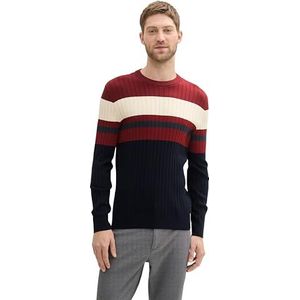 TOM TAILOR heren trui, 10668 - Sky Captain Blue, XXL