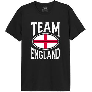 Republic of California ""Team Engeland"" MEREPCZTS133 T-shirt voor heren, zwart, maat XXL, Zwart, XXL