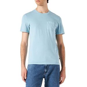 TOM TAILOR Uomini T-shirt met borstzak 1032411, 26298 - Calm Cloud Blue, S