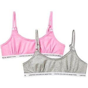 United Colors of Benetton BH voor meisjes en meisjes, Roze, 170 cm