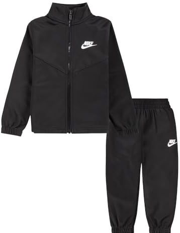 Nike - Kids 66L049 - Tricot Set - Zwart - Met Lange Mouwen