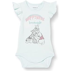 NAME IT Baby Girls NBFMISSI Pooh SS WDI Body, Glacier, 50