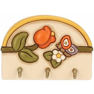 THUN Sleutelrek met 3 haken van keramiek Country