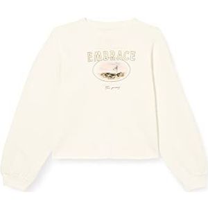 Garcia Sweatshirt voor meisjes, off-white, 176 cm