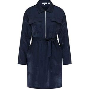 OSHA Dames hemdblousejurk 17910930-OS01, lichtblauw, L, hemdblousejurk, L