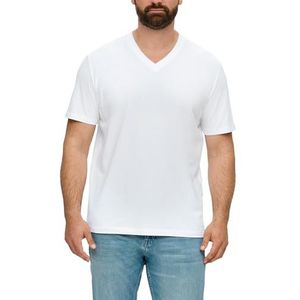 s.Oliver Sales GmbH & Co. KG/s.Oliver T-shirt voor heren, korte mouwen, wit, XXL