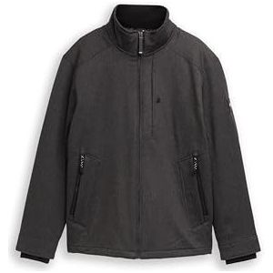 TOM TAILOR Heren 1047207 jas, 10617-Black Grey Melange, XXL, 10617 - Black Grey Melange, XXL