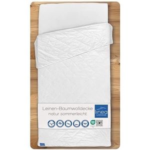 Böhmerwald Zomerdeken, katoen, wit, 135 x 200