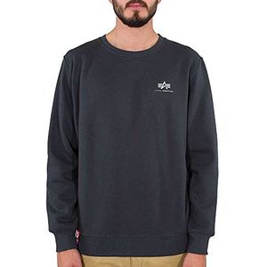 Alpha Industries - Basic Small Logo - Sweatshirt - Zwart - Katoen/Polyester