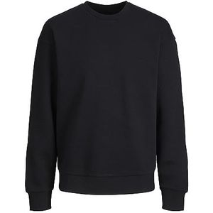 JACK & JONES Heren Jjebradley Sweat Crew Noos Pls Sweatshirt, zwart, 7XL