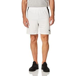 PUMA Teamliga Shorts voor heren, Wit/Zwart, S