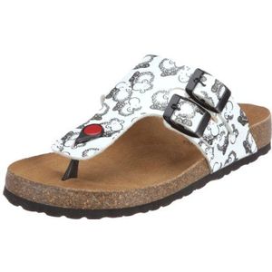 Sheepworld Meisjes 500089 Clogs, wit wit 3, 27 EU