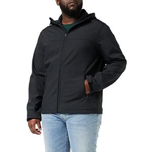 JACK & JONES Heren Jjemarvin Hood Softshell Noos Jas, zwart, M