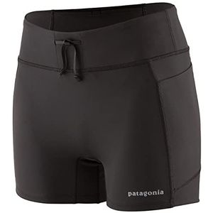 Patagonia W's Endless Run Shorts Black S, Zwart, S