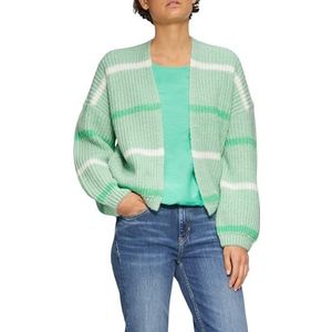 s.Oliver - Korte Cardigan - Munt - Relaxte Pasvorm