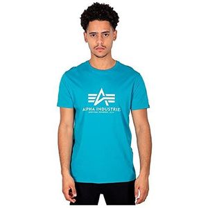 Alpha Industries - Basis T-shirt - Blauw - Normale Fit