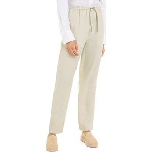 Tommy Hilfiger Dames Casual Linnen Taper Pull ON Pant Licht Beige 32, Licht Beige, 58