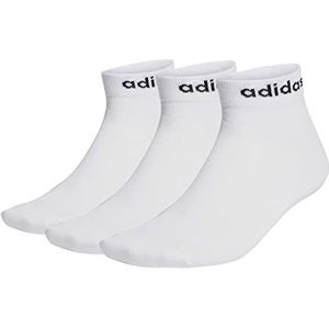 adidas, Set Di 3 Paia Di Calzini Lineari, panty, wit, zwart, L, bewonderaar uniseks
