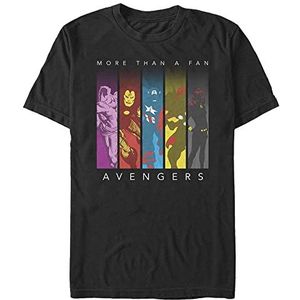 Marvel Classic - Fan Favs Unisex Crew neck T-Shirt Black XL