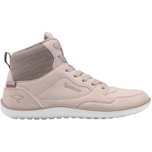 KangaROOS Dames K-BF Sleet Mid sneakers, Crystal Gray/Stone Brown, 37 EU, Crystal Gray Stone Brown, 37 EU