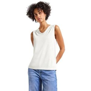 Shirttops - Offwhite - Regular Fit - Mouwloos - V-hals