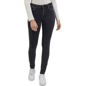 Lee Foreverfit Jeans voor dames, zwart, 28W x 29L