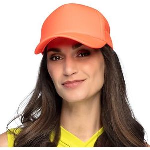 Boland - Neon cap, baseball cap voor volwassenen, pet, jaren '90, baseball cap, festival, carnaval en themafeest