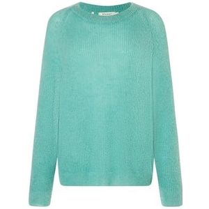 Maerz Pullover met ronde hals en 1/1 mouw, ocean green, 44
