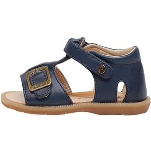 NATURINO Quarzo-sandalen van leer met klittenbandsluiting, blauw, 20 EU
