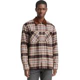 TOM TAILOR DENIM - Overhemd - Bruin - Geruit - Lange Mouw