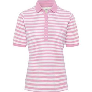 Style Cleo Polo Piqué Striped, roze, 48