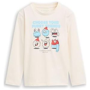 TOM TAILOR - Shirt - Hemelsblauw Rood Zwart Wolwit - Lange Mouw - Normale Pasvorm