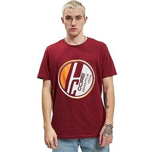 Jack & Jones Jcobooster Tee SS Crew Neck OCT 22 T-shirt, biking rood, S